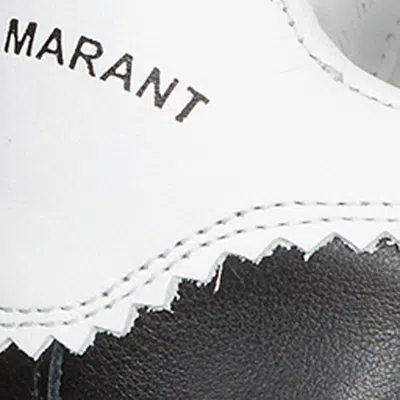 Isabel Marant Beth Leather Sneakers In Black