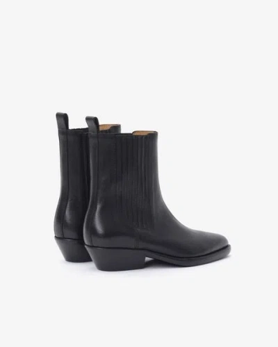 Isabel Marant Delena Ankle Boots In Black