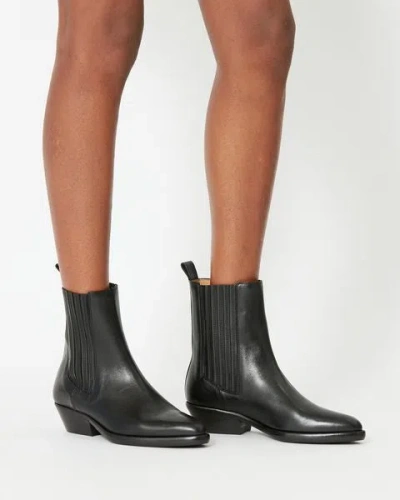 Isabel Marant Delena Ankle Boots In Black