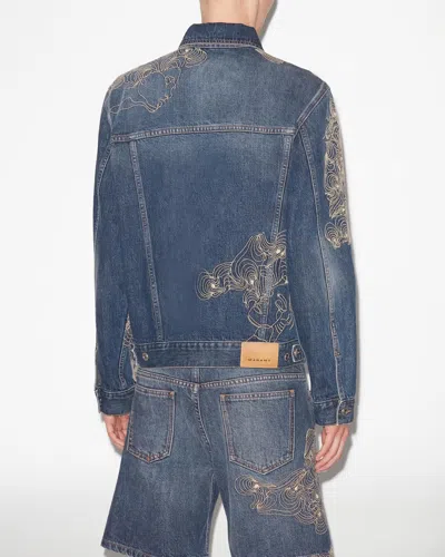 Isabel Marant Jango Jacket In Blue