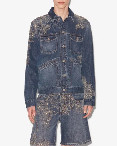 Isabel Marant Jango Jacket In Blue
