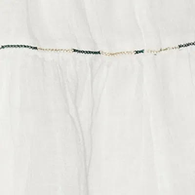 Isabel Marant Étoile Jocadia Ruffled Cotton Miniskirt In White