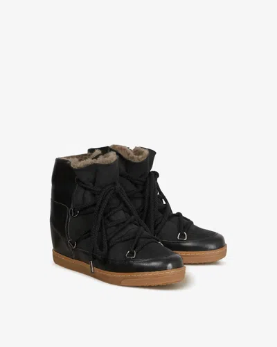 Isabel Marant Nowles Snow Boots In Black
