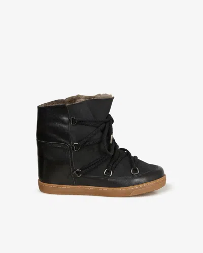 Isabel Marant Nowles Snow Boots In Black