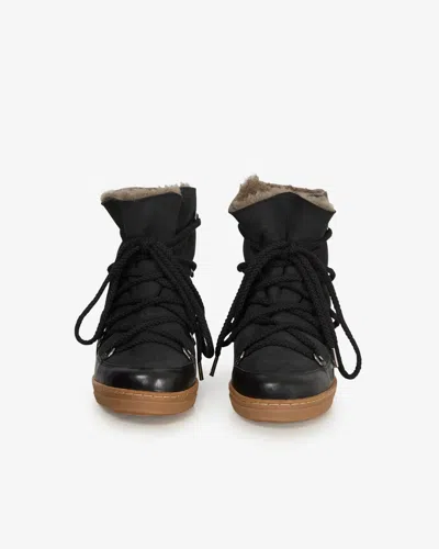 Isabel Marant Nowles Snow Boots In Black