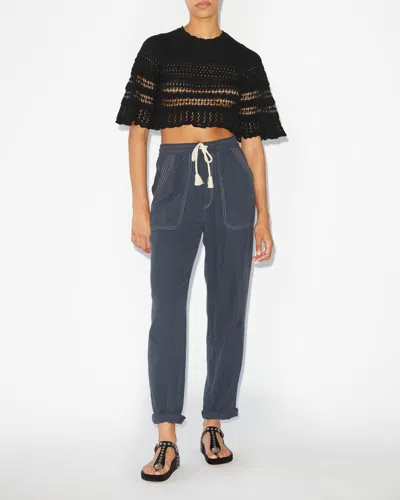 Isabel Marant Étoile Oberteil Frizy In Black