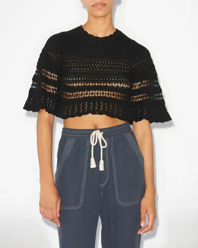 Isabel Marant Étoile Oberteil Frizy In Black