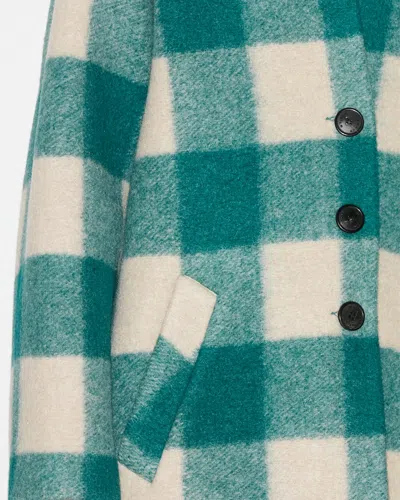Isabel Marant Étoile Gabriel Coat In Green