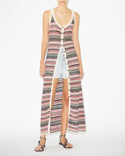 Isabel Marant Étoile Haroya Dress In Raspberry