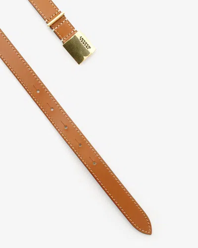 Isabel Marant Lowell Belt In Natural