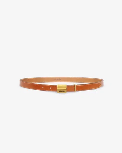 Isabel Marant Lowell Belt In Natural