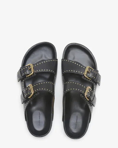 Isabel Marant Lennyo Sandals In Black