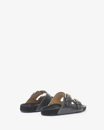 Isabel Marant Lennyo Sandals In Black