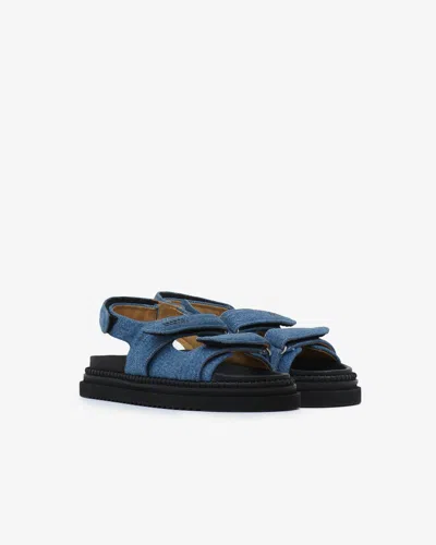 Isabel Marant Madee Sandals In Light Blue