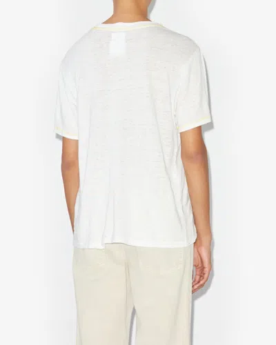 Isabel Marant Étoile Zewel Logo T-shirt In White