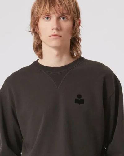 Isabel Marant Mike Crew-neck Sweatshirt In Black