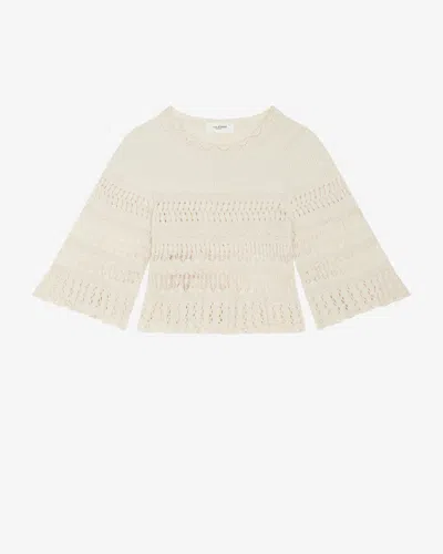 Isabel Marant Étoile Oberteil Frizy In Ecru