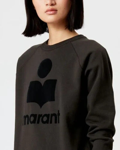 Isabel Marant Étoile Millyny Black Crewneck Sweatshirt In Black
