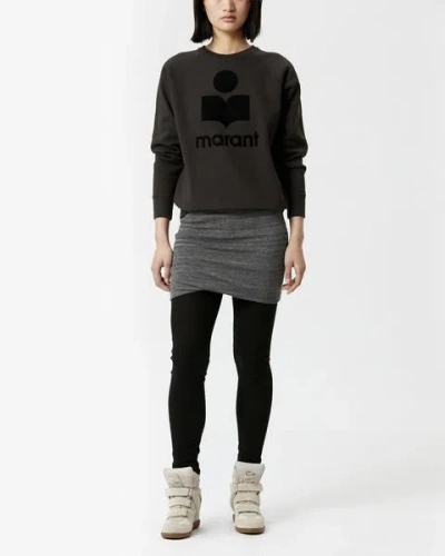 Isabel Marant Étoile Millyny Black Crewneck Sweatshirt In Black