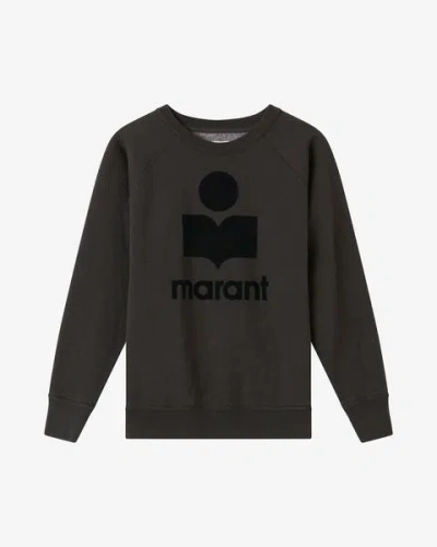 Isabel Marant Étoile Millyny Black Crewneck Sweatshirt In Black