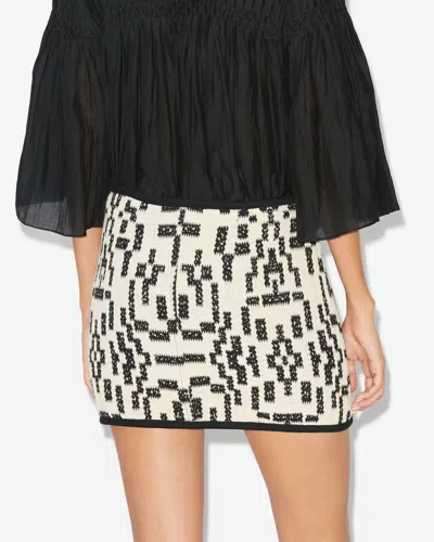 Isabel Marant Étoile Arona Skirt In Black