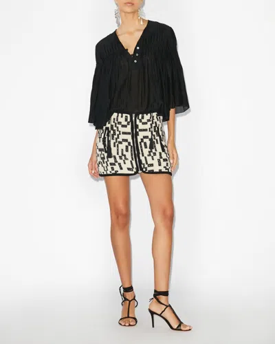 Isabel Marant Étoile Arona Skirt In Black