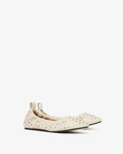 Isabel Marant Belna Ballet Flats In White