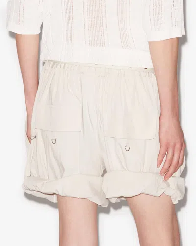 Isabel Marant Habelon Shorts In Chalk