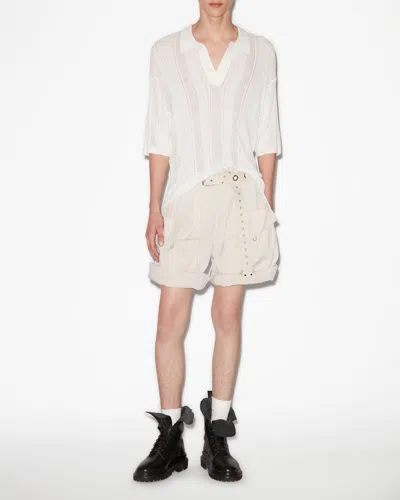Isabel Marant Habelon Shorts In Chalk