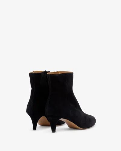Isabel Marant 'deone' Suede Ankle Boots In Black