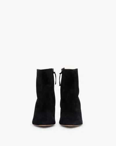 Isabel Marant 'deone' Suede Ankle Boots In Black