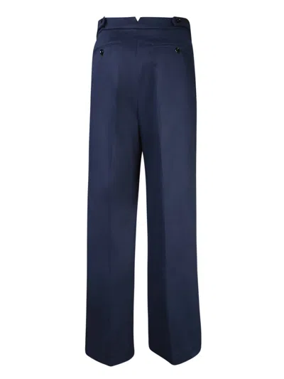 Shop Ami Alexandre Mattiussi Ami Paris Trousers In Blue