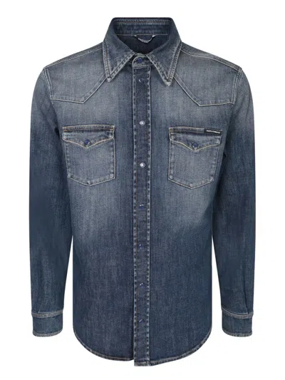 Dolce & Gabbana Men's Shirt In Blue