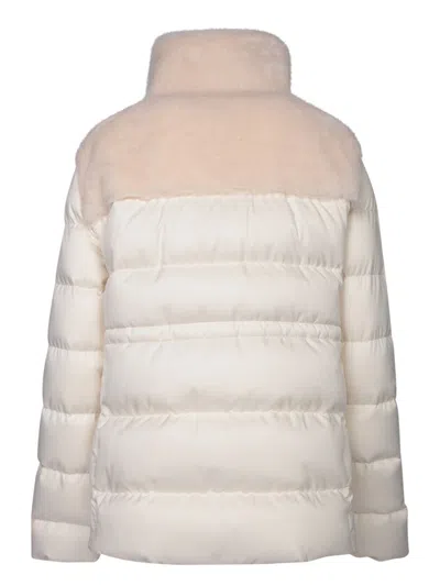 Shop Moncler Down Jackets In White