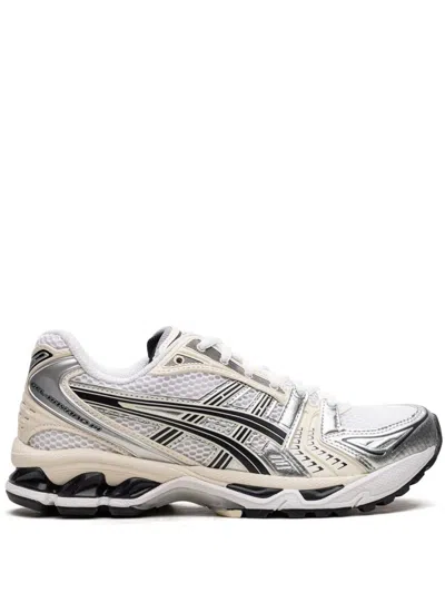 Asics 14 Mesh Rubber Sneakers In White