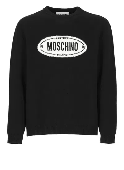 Shop Moschino Sweaters Black