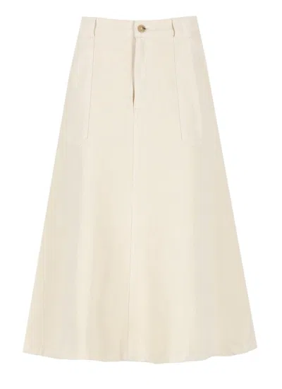 Apc A. P.c. "laurie" Skirt In Beige