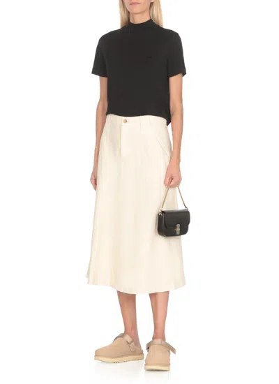 Apc A. P.c. "laurie" Skirt In Beige