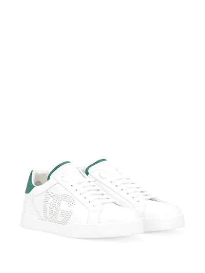 Shop Dolce & Gabbana Low Sneaker Shoes In White