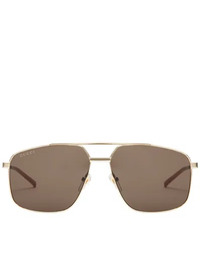 Shop Gucci Eyewear Sunglassses Accessories In Grey