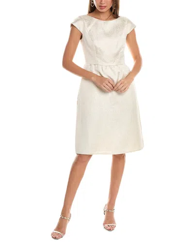 The Dessy Group Dessy Collection Jacquard Cocktail Dress In White