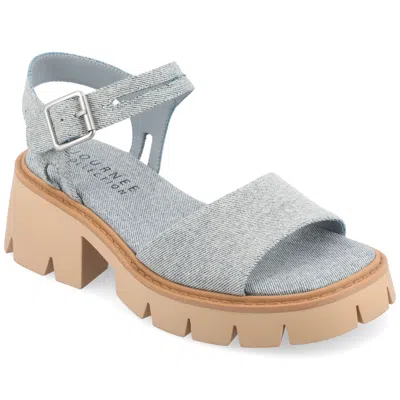 Journee Collection Women's Tru Comfort Foam Tillee Sandals In Blue