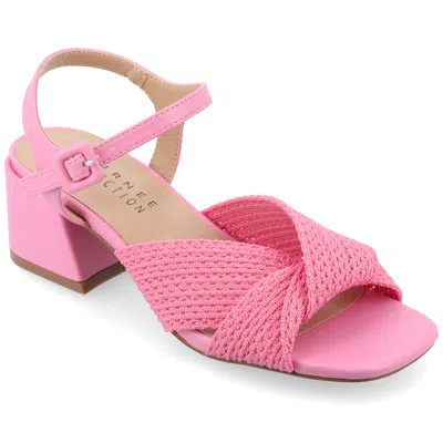 Journee Collection Women's Tru Comfort Foam Zerlina Sandals In Pink