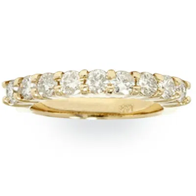Pompeii3 1ct Diamond Wedding Ring 14k Yellow Gold Ring Band In Multi