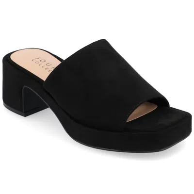 Journee Collection Women's Tru Comfort Foam Bessa Sandals In Black