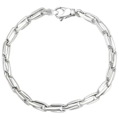 Pompeii3 Men's Link 14k Gold (45gram) Or Platinum (72gram) 5mm Bracelet 9" In Multi
