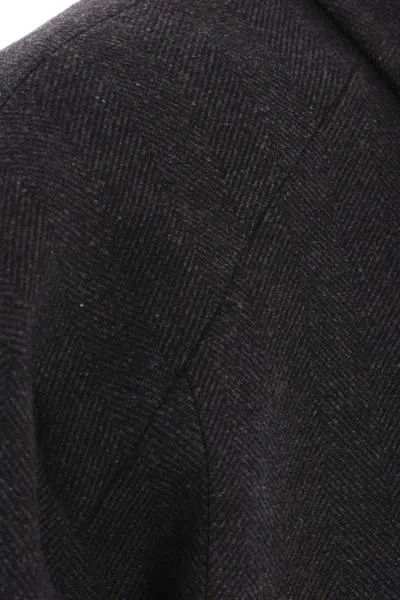 Juunj Tailored Wool-blend Coat In Ash