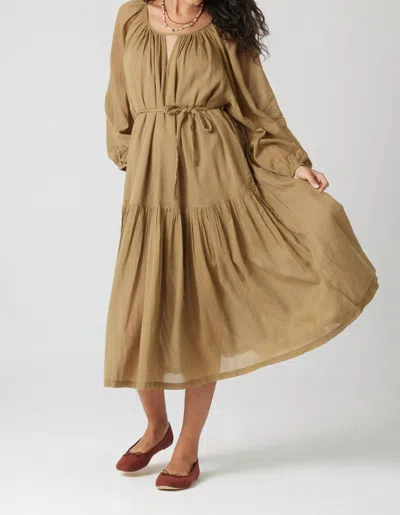 Bila77 Talia Dress In Bronze In Gold