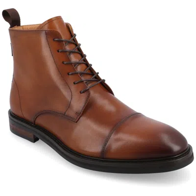 Taft Leather Boot In Gold