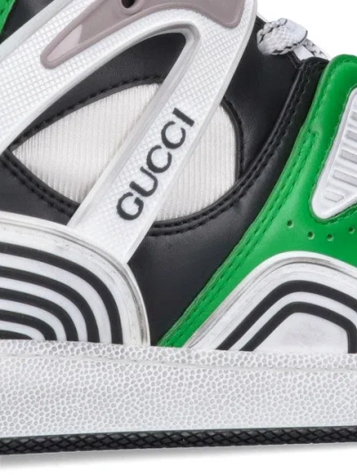 Gucci Basket Interlocking G Sneakers In Green